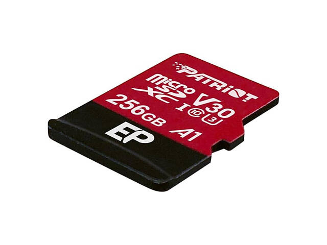 Карта памяти microSDXC (UHS-1 U3) Patriot EP Series 256Gb class 10 V30 (R-100MB/s, W-80MB/s) (адаптер SD) - Фото 3