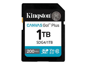 Карта пам'яті SDXC (UHS-1 U3) Kingston Canvas Go! Plus 1Tb class 10 A2 V30 (R200MB/s, W160MB/s)