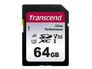 Карта памяти Transcend SD 64GB C10 UHS-I U3 R160/W50MB/s 4K (TS64GSDC340S)