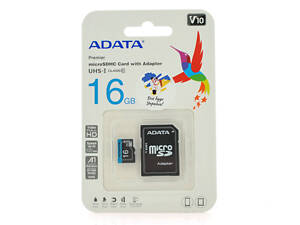 Карта памяти A-DATA microSDHC Class 10 UHS-I, 16GB