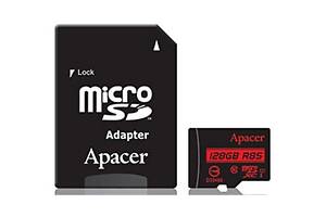 Карта памяти Apacer microSDXC UHS-I 85R 128GB сlass10 + SD адаптер