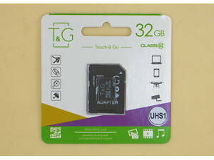 Карта памяти MicroSD Touch and Go 32 Gb (Class 10) 3 года гарантии