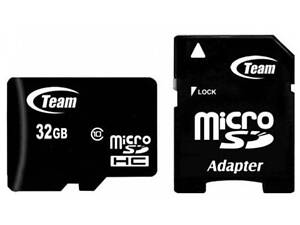 Карта пам'яті MicroSDHC 32GB Class 10 + адаптер
