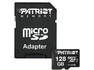 Карта памяти microSDXC 128GB UHS-I Class 10 + SD-adapter