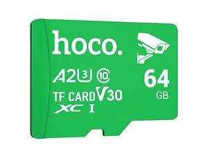 Карта пам'яті Hoco microSDXC Class 10 - 64GB (без адаптера) Green