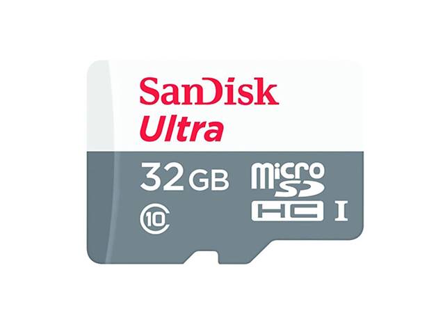 Карта памяти microSDHC (UHS-1) SanDisk Ultra 32Gb class 10 A1 (100Mb/s) yL. - Фото 1