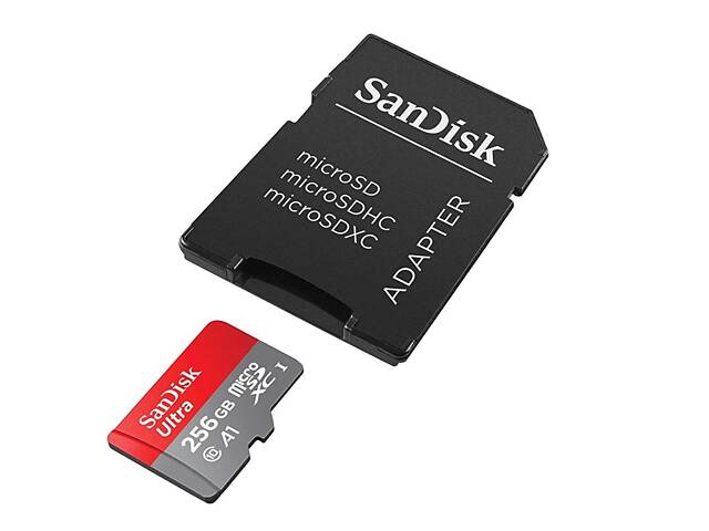 Карта памяти microSDXC (UHS-1) SanDisk Ultra 256Gb class 10 A1 (150MB/s) (adapter SD) yL. - Фото 3