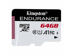 Карта пам'яті microSDXC (UHS-1 U1) Kingston Endurance 64Gb class 10 А1 (R95MB/s, W30MB/s) yL.