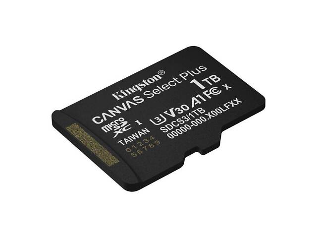 Карта памяти microSDXC (UHS-1 U3) Kingston Canvas Select Plus Gen3 1Tb class 10 А1 V30 (R-150MB/s) yL. - Фото 3
