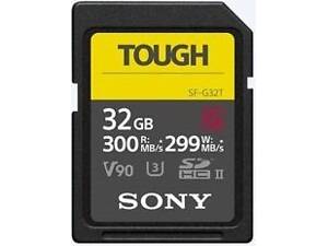 Карта памяти Sony 32GB SDHC C10 UHS-II U3 V90 R300/W299MB/s Tough