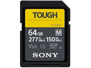 Карта памяти Sony 64GB SDXC C10 UHS-II U3 V60 R277/W150MB/s Tough