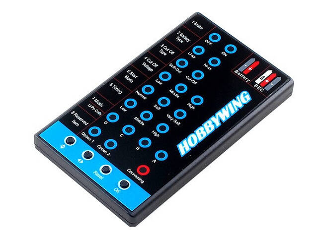Карта програмування регуляторів авіамоделей HOBBYWING FLYFUN, SKYWALKER A-V1 - Фото 1
