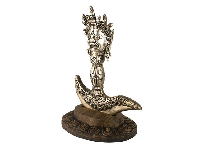 Картика HandiCraft тиб. Дригуг + подставка Бронза с серебрением 23 см (26354) - Фото 2