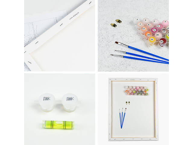 Картина за номерами Strateg ПРЕМІУМ Вогняний тигр 40х50 см Різнокольоровий (SY6778) - Фото 2