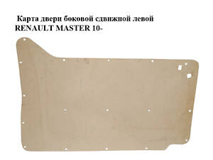 Карта дверцы бокового сдвижного левого RENAULT MASTER 10-(RENO MASTER) (829A10319R)