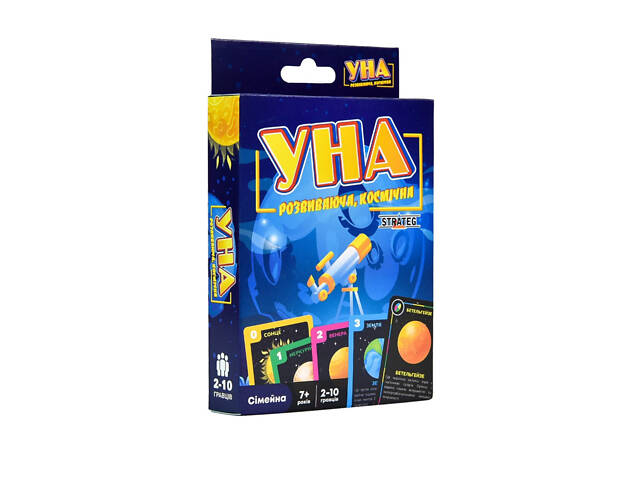 Карточная игра УНА космическая 30448 игральные карты 108 штук - Фото NaN