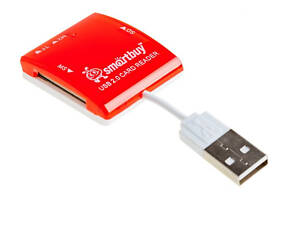 Картридер Smartbuy SBR-713-R (2 года гарантии)