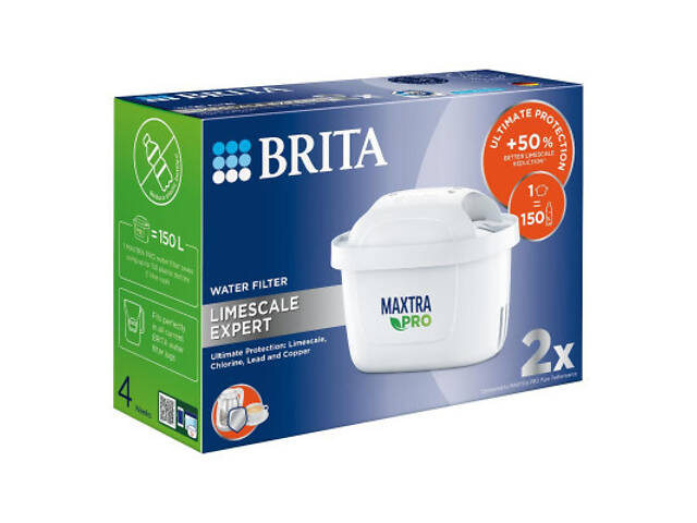 Картридж для фильтра кувшина Brita MXPro Limescale для жорсткої води 2шт (1051767) - Фото 2