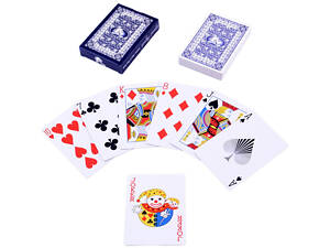Карты игральные покерные набор из 3 колод Royal Grand Blue, 54 листа Синие