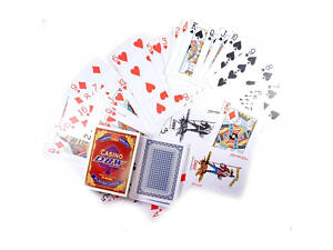 Карты игральные покерные пластиковые Duke Casino DBW 54 карты 87х62 мм