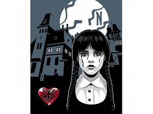 Картина за номерами Santi Wednesday Nevermore Academy 955059 40х50 см