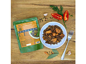 Каша гречана з куркою та овочами