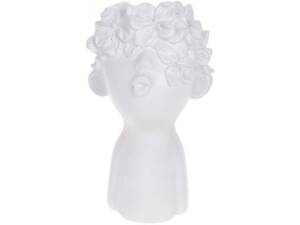 Кашпо 13х11х19см White Мальчик в цветах DP118472 BonaDi