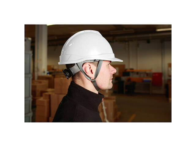 Каска захисна Neo Tools пластик ABS, пряжка для регулювання, біла (97-221) - Фото 7