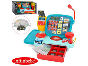 Касовий апарат RPCR88 26см, калькулятор, сканер, світло, мікрофон, ваги, гроші