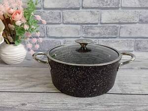 Кастрюля 6,1 л 28х13 см O.M.S 3116-28-6,1л-Black