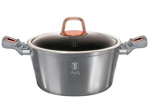 Кастрюля Berlinger Haus Moonlight Edition 6.1 л Серый металлик (BH-6013)