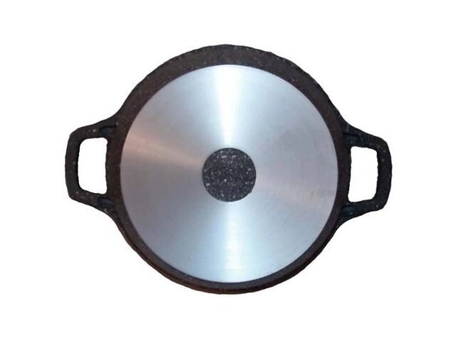 Кастрюля Биол Granite Grey К406РС 24 см 3.6 л серая - Фото 3