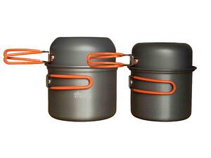 Кастрюля-кружка Tramp анодована з кришкою-сковорідкою 0,75+0,5л UTRC-145 (039)