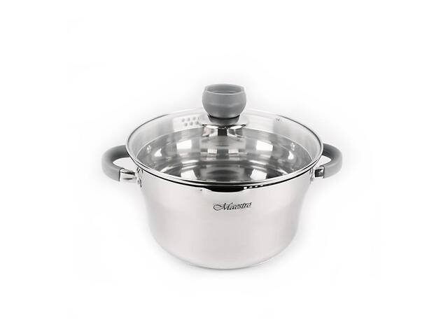 Кастрюля нержавеющая Maestro - 200 мм х 3,3 л MR-3507-20 - Фото 3