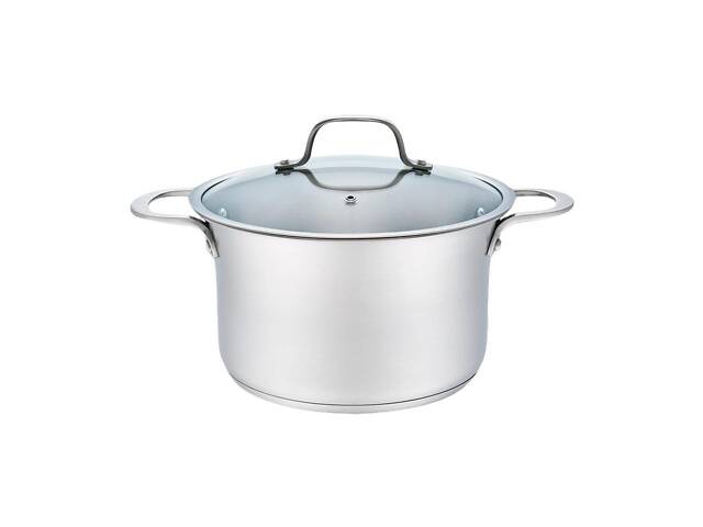 Кастрюля нержавеющая Maestro - 200 мм x 2,5 л с крышкой - Фото 1