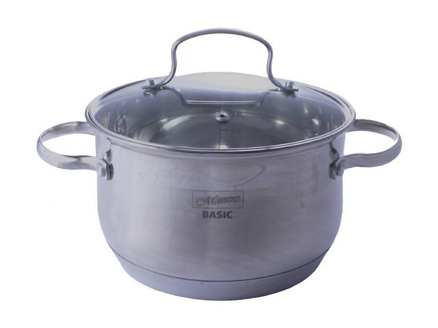 Кастрюля нержавеющая Maestro 200 x 3.9 л (MR-3512-20) - Фото 1