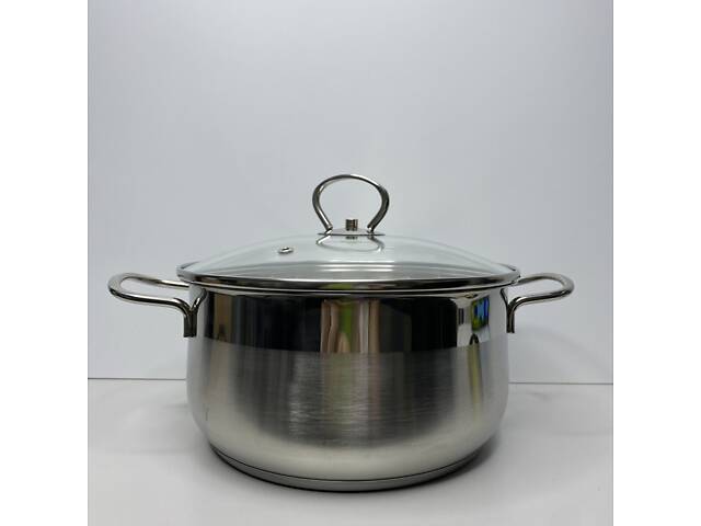 Кастрюля нержавеющая сталь 5,5 л Maestro MR-3508-24 - Фото 2