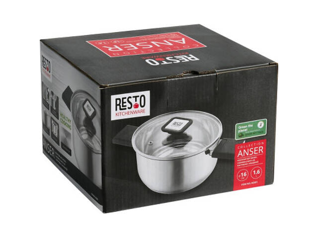 Каструля Resto Anser 16 см 1.6 л (92201) - Фото 7