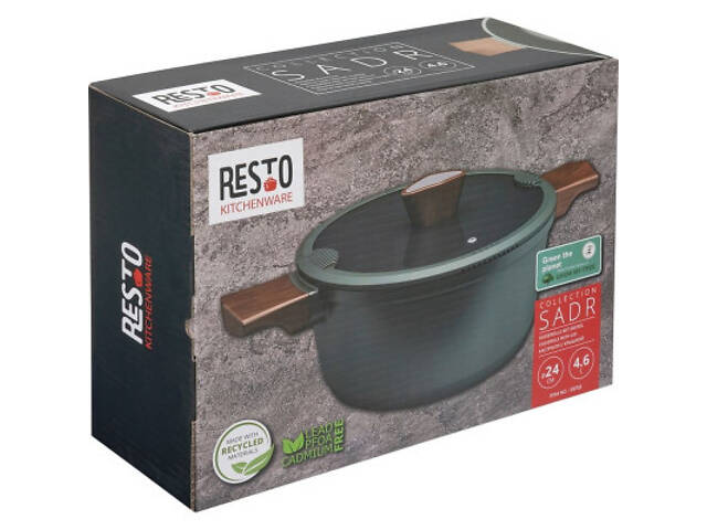 Кастрюля Resto Sadr 24 см 4.6 л (93703) - Фото 7