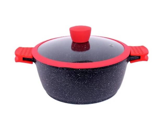 Кастрюля с крышкой Bohmann BH-7353-24-MRB 24 см 3.9 л - Фото 2