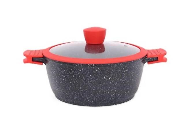 Кастрюля с крышкой Bohmann BH-7353-24-MRB 24 см 3.9 л - Фото 3