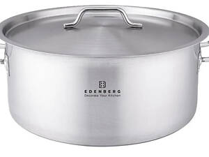 Каструля з кришкою Edenberg EB-3765 21 л 40 см срібляста
