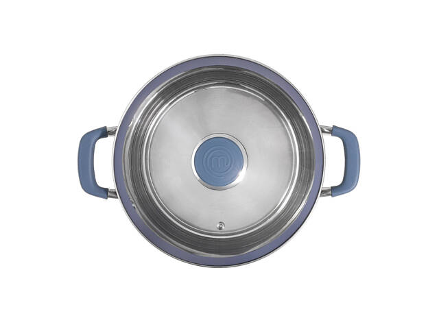 Каструля з кришкою Krauff MasterChef 26-238-088 24 см 6.1 л срібляста - Фото 3