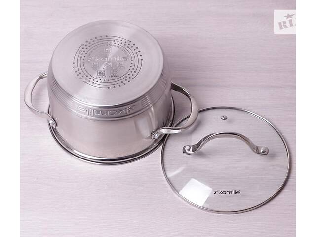 Кастрюля с многослойным дном 2.1 л DP91362 Kamille - Фото 2