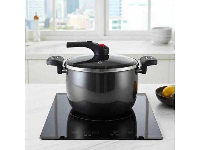 Каструля-скороварка Edenberg EB-12620 6.5 л чорна - Фото 4