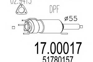 Каталізатор для моделей: FIAT (CROMA), OPEL (VECTRA, VECTRA, SIGNUM, VECTRA), SAAB (9-3,9-3,9-3)