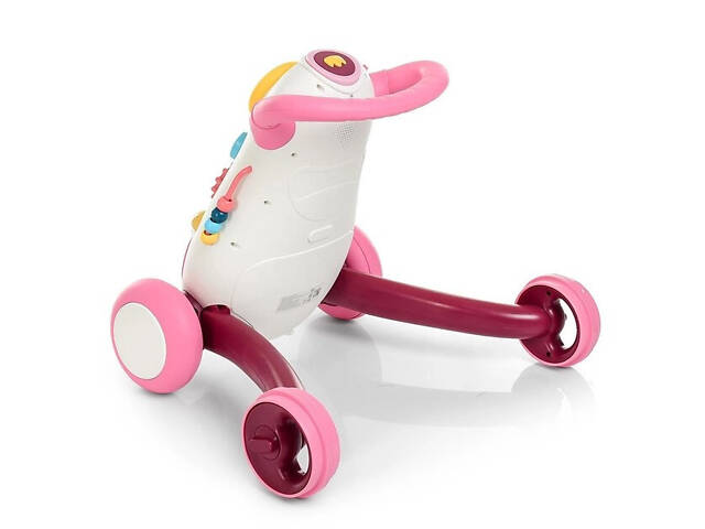 Ходунки каталка рожеві K1 FD-6820-8 - Фото 2