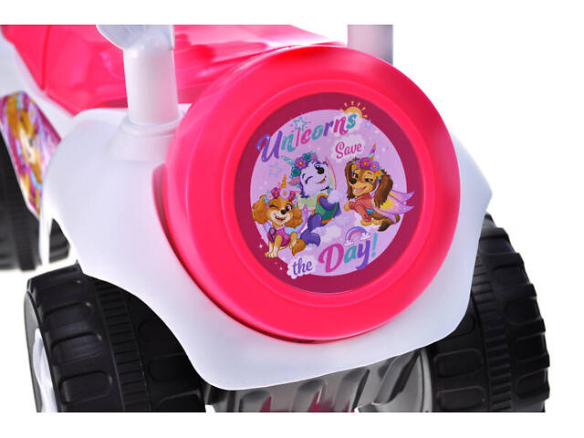 Каталка машина прогулянкова Щенячий патруль рожева qbee QB002-202 - Фото 3