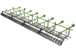 Катки прикатывающие на культиватор John Deere 1010 с трехрядной зубовой бороной