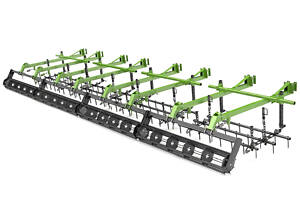 Катки прикатывающие зубчатые на культиватор John Deere 1010 с трехрядной зубовой бороной